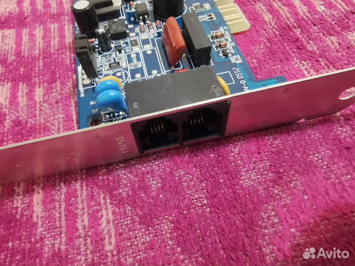 Модем+ факс+ автоответчик zyxel Omni 56K PCI plus