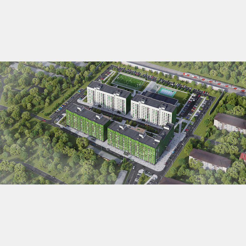 1-к. квартира, 33,9 м², 9/9 эт.