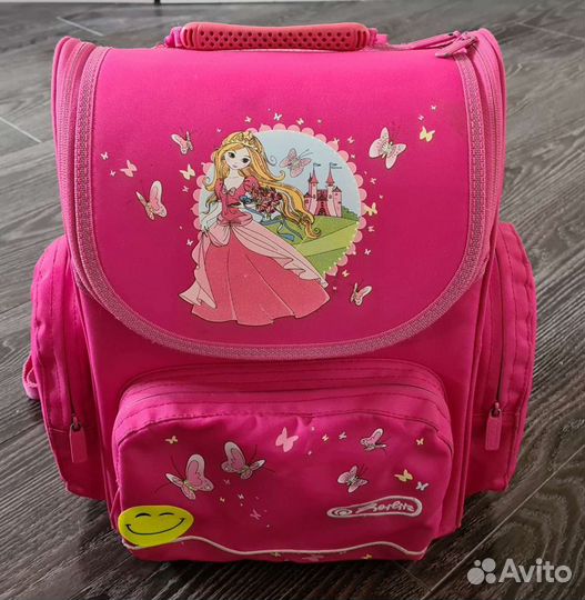 Рюкзак школьный Herlitz + пенал + мешок для обуви