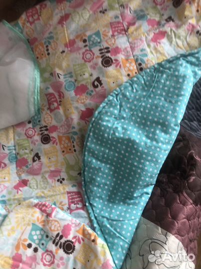 Детское постельное белье на круглую люлечку и кров