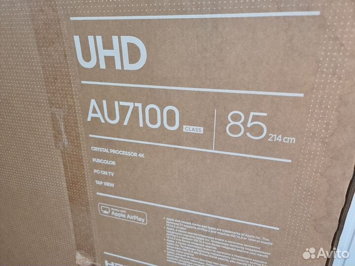 Телевизор samsung 85 дюймов UHD smart tv 4k