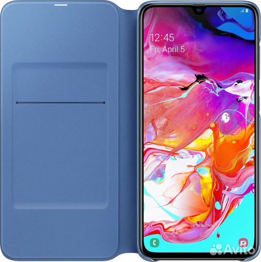 Оригинальный Чехол Wallet Cover samsung A70 (2цв.)