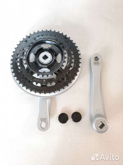 Система шатунов Shimano FC-TY501, 175, 48/38/28