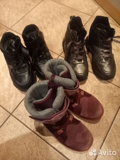 Ботинки зимние reima 34