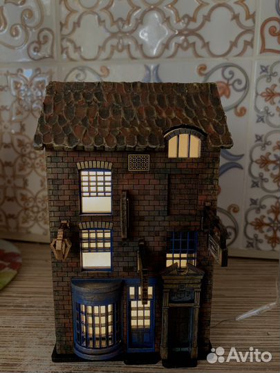 Книжная вставка/Book nook/ночник Гарри Поттер