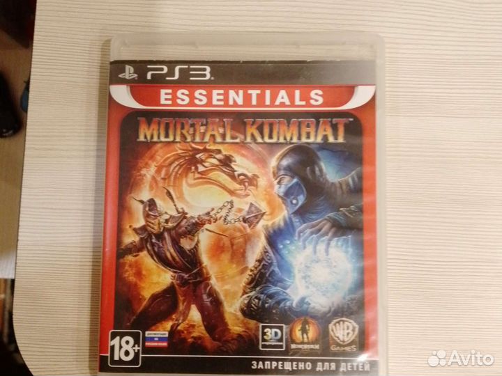 Игры диски для ps3 mortal kombat