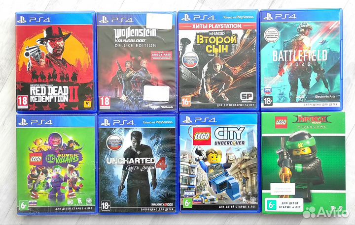 Лецензионные диски PS4