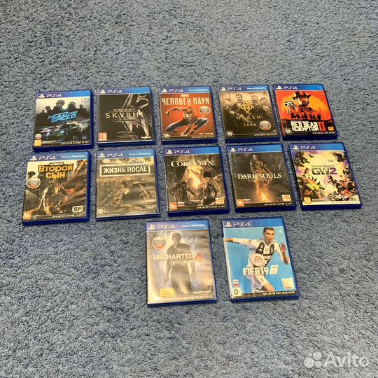 Игры для PS4/диски /Орден/Dark Souls/Skyrim