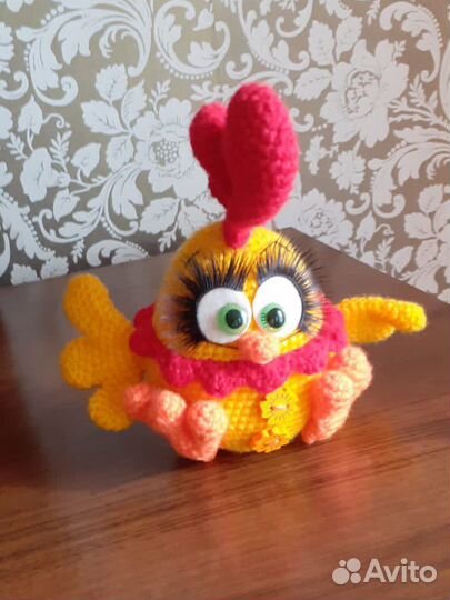Петушок вязанный,декоративный