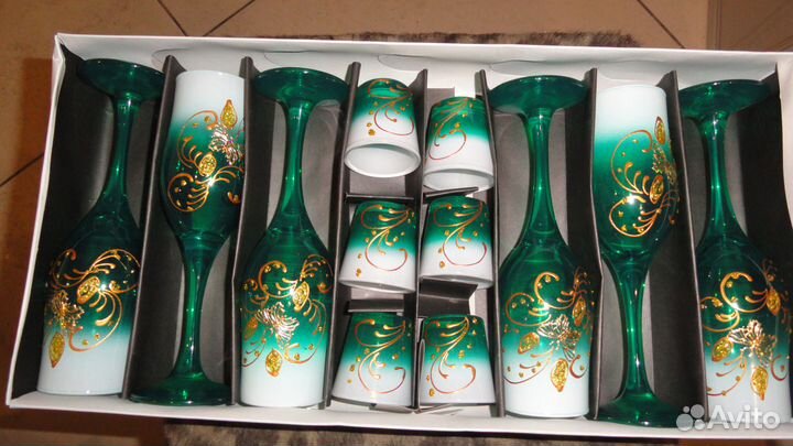 Фужеры со стопками