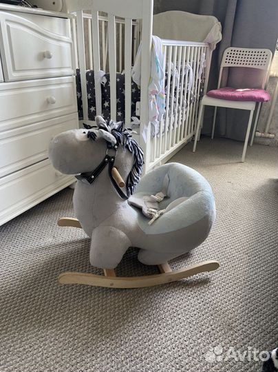 Детская лошадка качалка