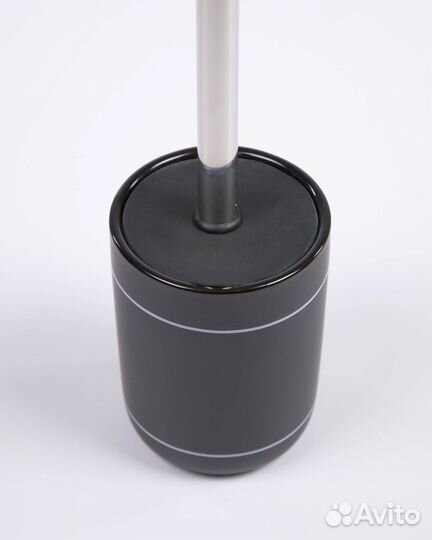 Ершик для унитаза Сerisa из черной керамики