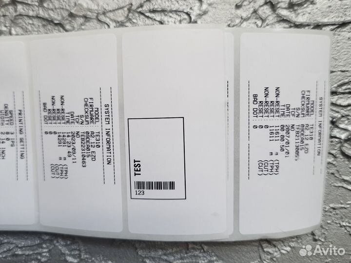 Термотрансферный принтер этикеток TSC TE310