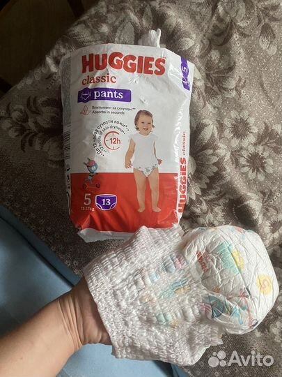 Huggies трусики 5 (13-26 кг)