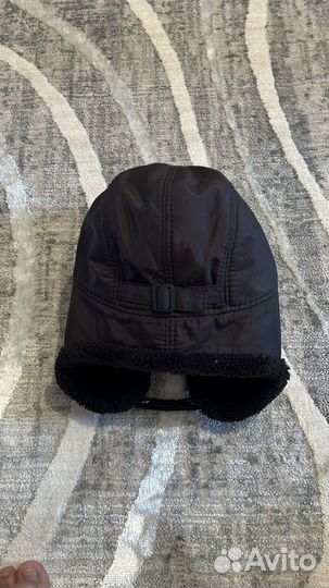 Шапка ушанка детская и варежки 4-5 лет