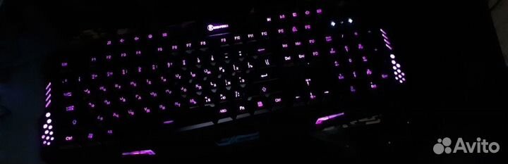 Игровая клавиатура Sup Wired Tricolor с подсветкой