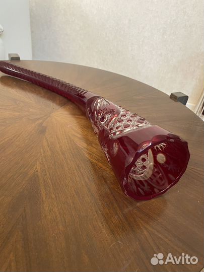 Рог бокал хрустальный