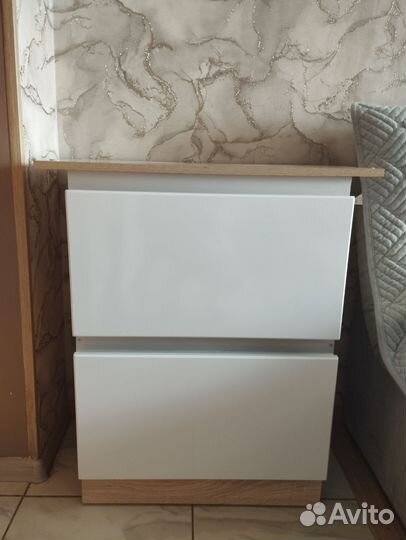 Комод белый глянец бу