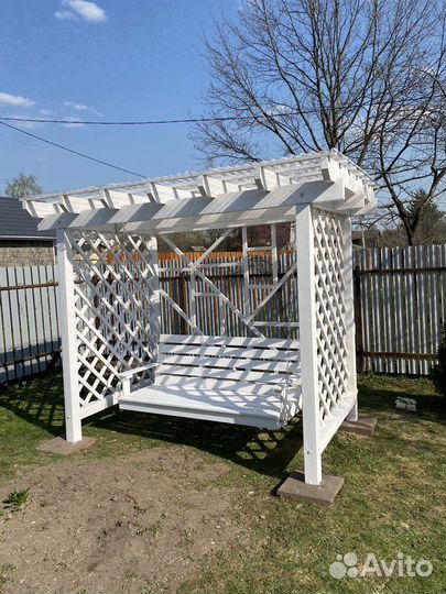 Качель пергола