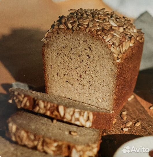 Безглютеновый хлеб на рисовой закваске без дрожжей