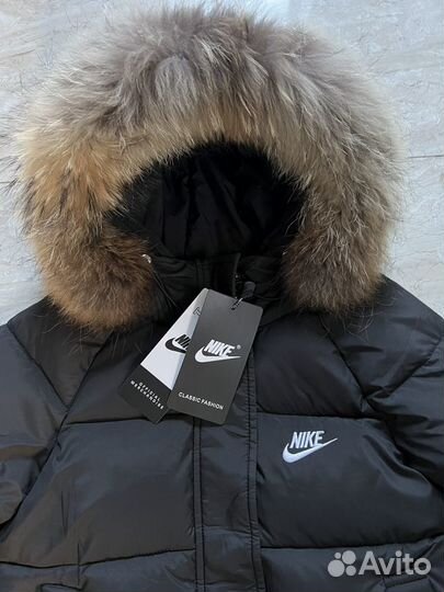 Новое пальто зимнее Nike на девочку 134-158