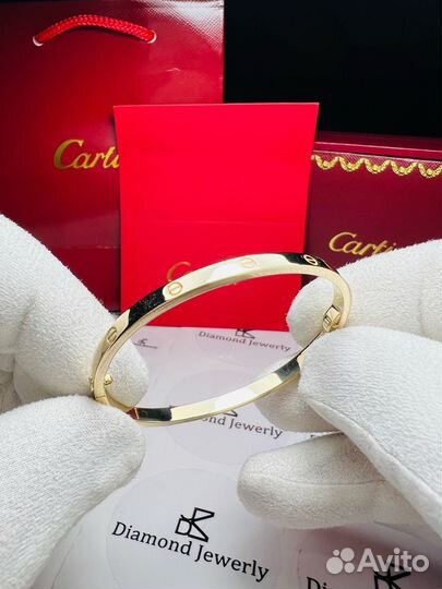 Золотой браслет cartier