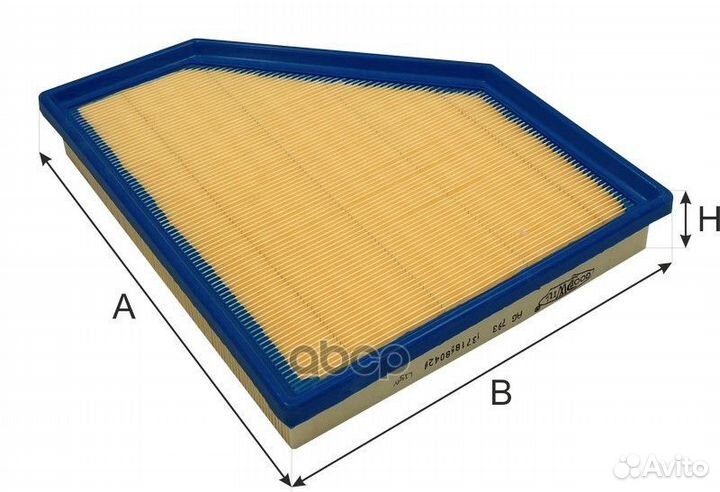 Фильтр воздушный BMW 3, 4, Z4/ toyota Supara