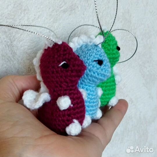 Крошка дракоша. Елочная игрушка-подвеска