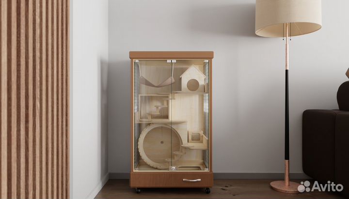 Витрина для шиншилл дегу хорька белки грызунов 3