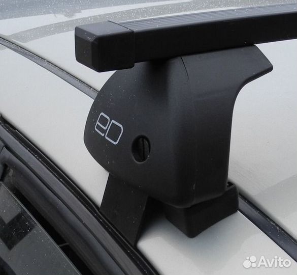 Багажник рейлинги ед на гладкую крышу сталь