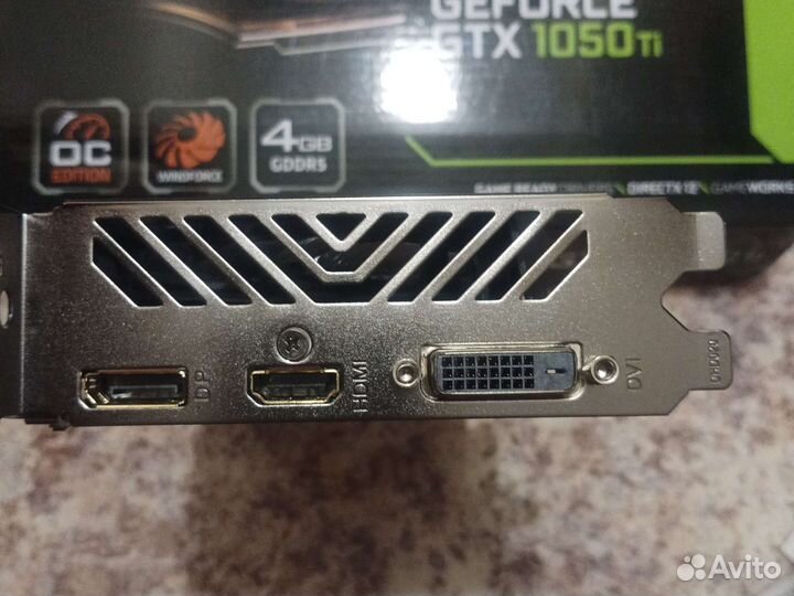 Видеокарта gtx 1050 ti 4gb