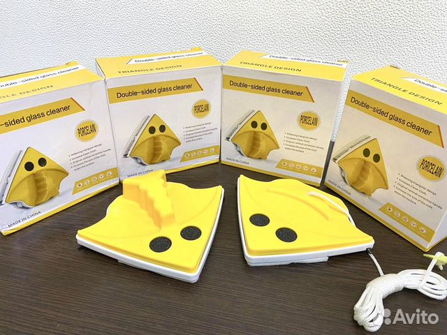 Магнитная щетка для мытья окон