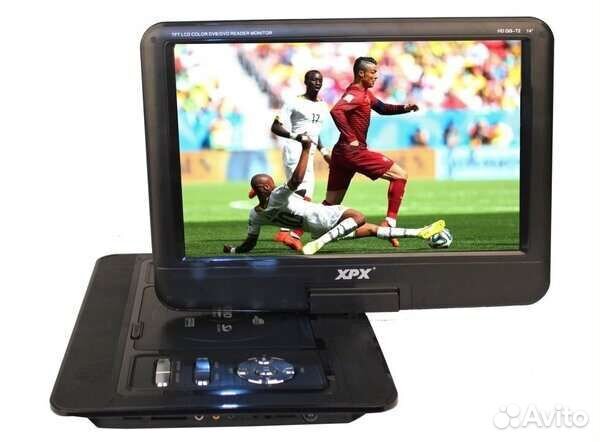 Портативный двд- плеер XPX EA-1369L с