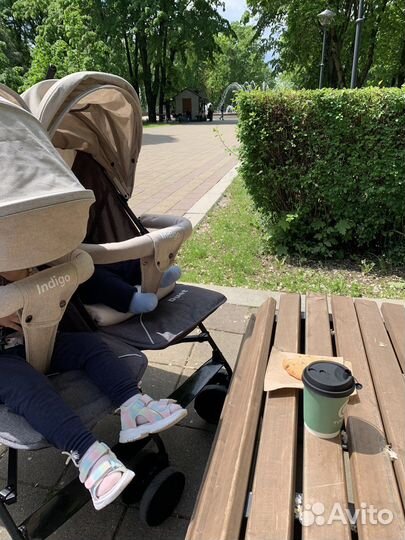 Коляска для двойни или погодок как новая