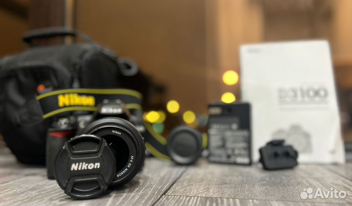 Зеркальный фотоаппарат nikon d3100