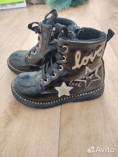 Ботинки демисезонные для девочки 24 р