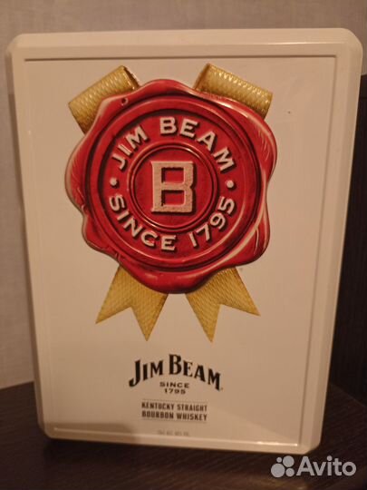 Коробка из под виски Jim Beam