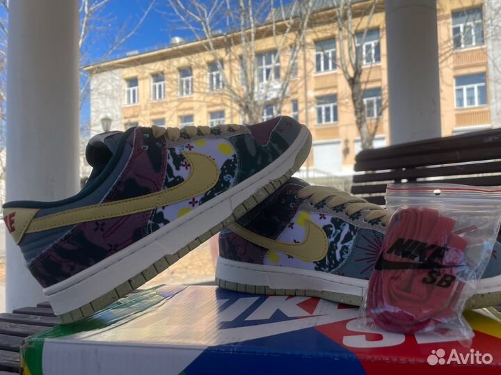 Кроссовки Nike Dunk Low Community Garden