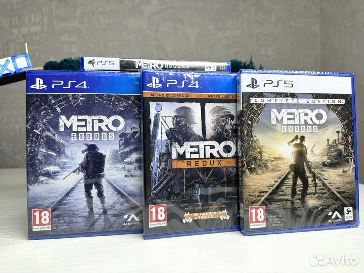 Metro ps4/ps5 новый диск русская версия