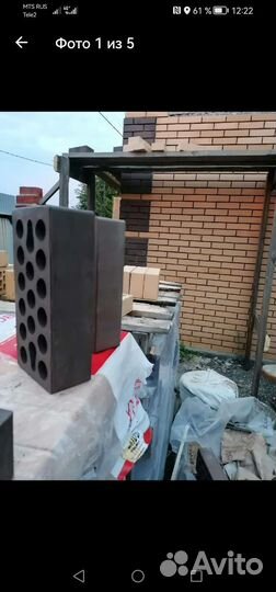 Кирпич облицовочный шоколад