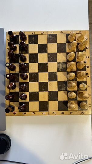Шахматы деревянные СССР полный комплект