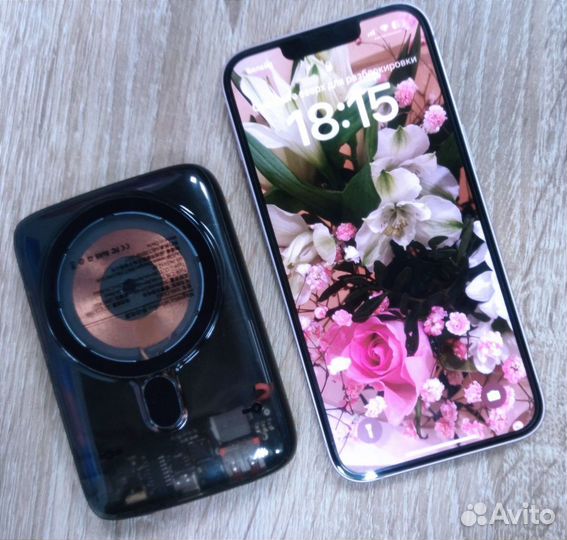 Беспроводная быстрая зарядка Док станция повербанк