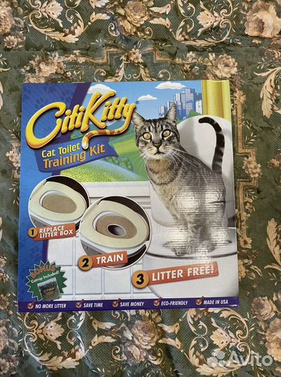 Кошачий лоток для приучивания к унитазу