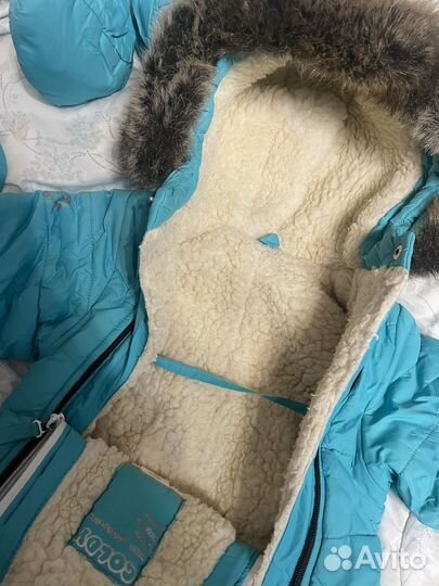 Детский зимний комбинезон/конверт 74р-р