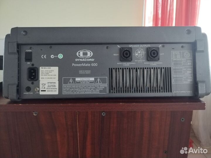 Dynacord powermate 600-2 оригинал