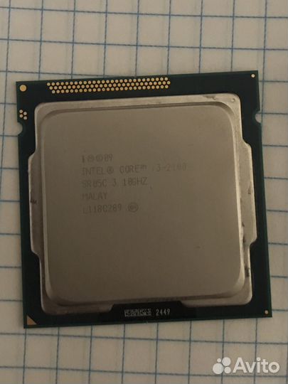 Процессор intel core i3 2100
