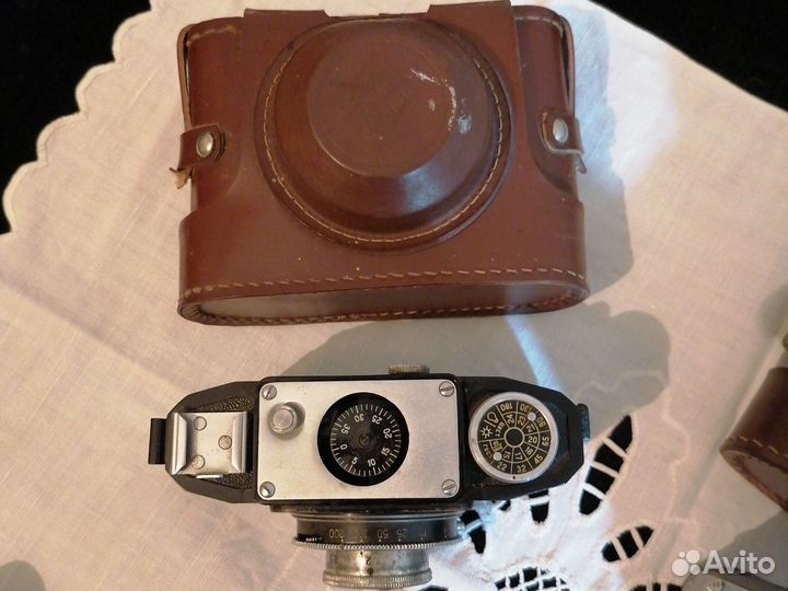Пленочный фотоаппарат СССР Смена, фотоэкспонометр