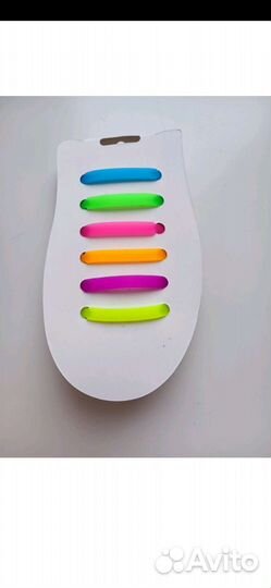 Силиконовые шнурки, цветные шнурки для обуви