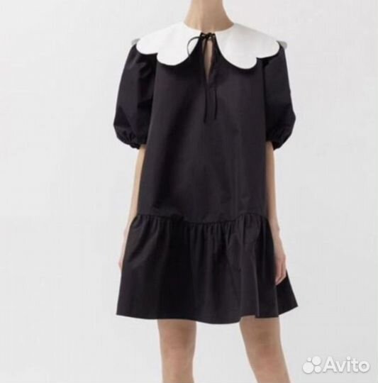 Платье lime с воротником