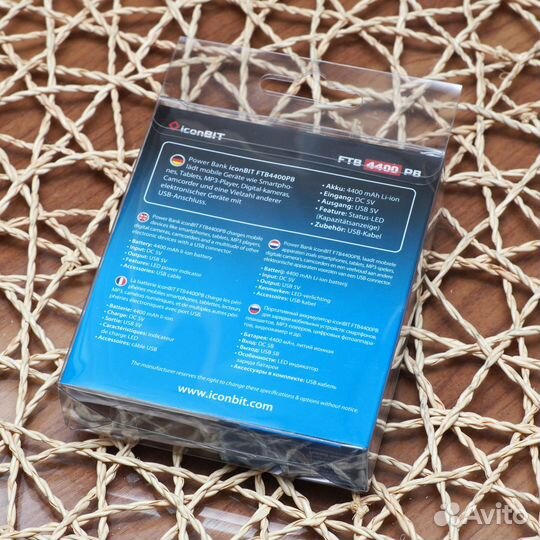 Павербанк iconBIT FTB4400PB
